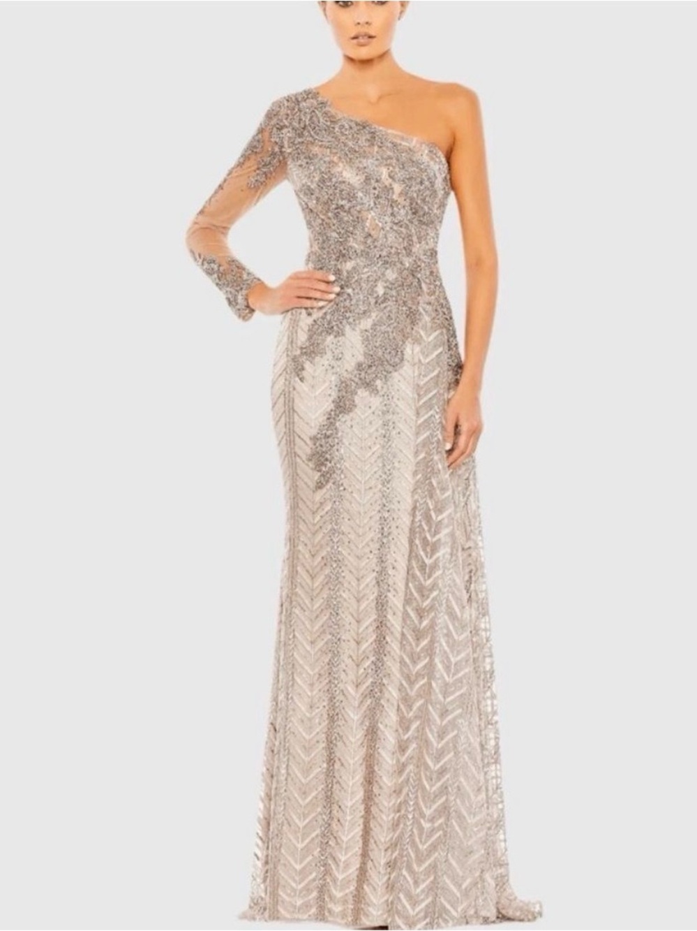 Mac Duggal 20401 Evening Dress ~NEW Size 16